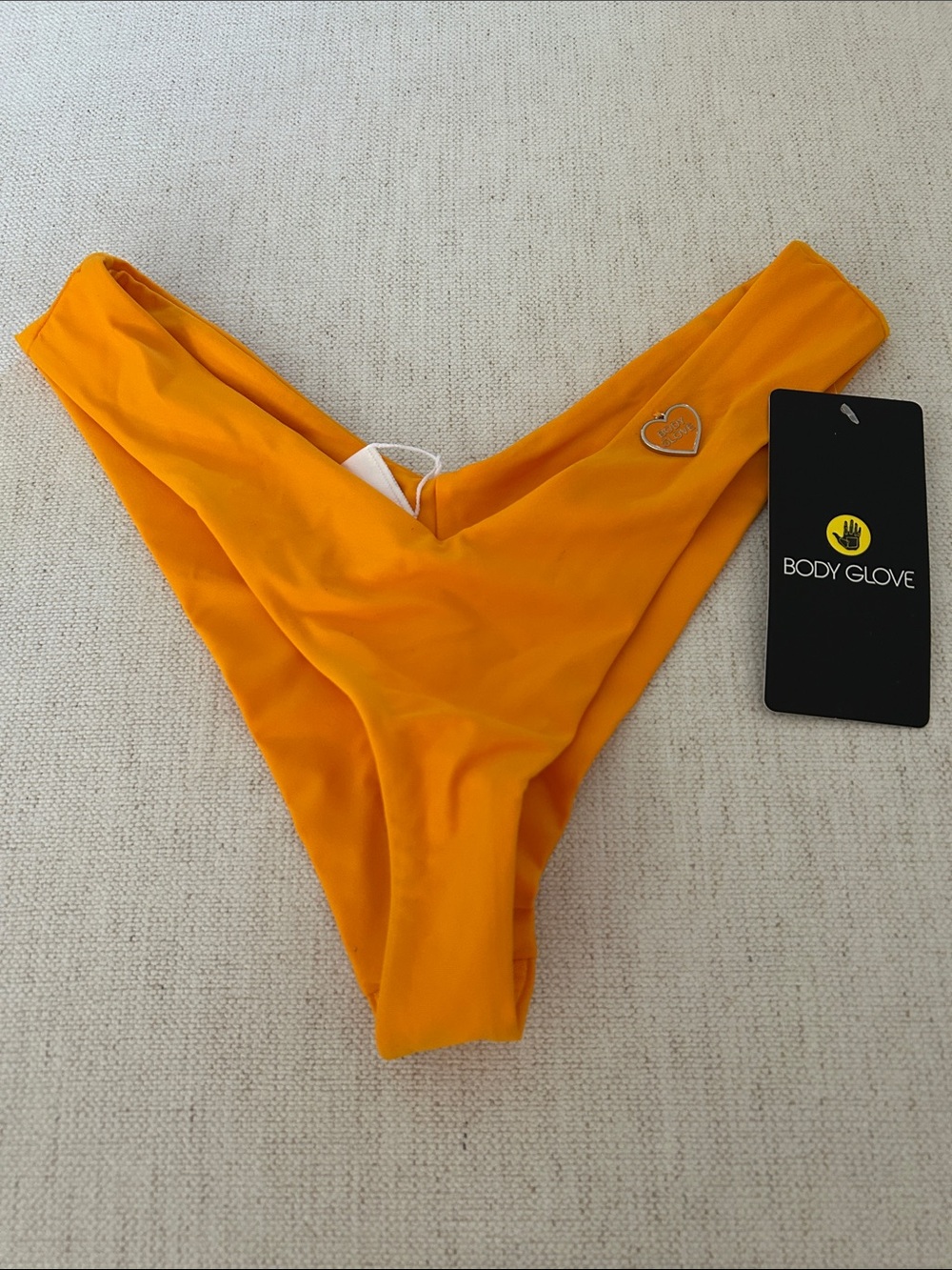 BODY GLOVE SMOOTHIES KENDAL LOW RISE BIKINI BOTTOMS - Apricot, size XS, NWT